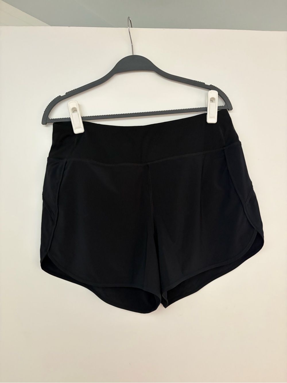 High-Rise Black Women’s Athletic Shorts